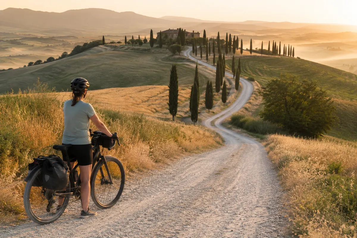 Vale d’Orcia de e-bike: roteiro de 5 dias pelas paisagens da Toscana